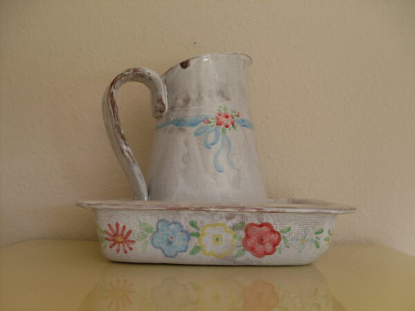 Keramik Krug vintage Rose – Bild 2