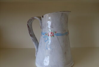 Keramik Krug vintage Rose
